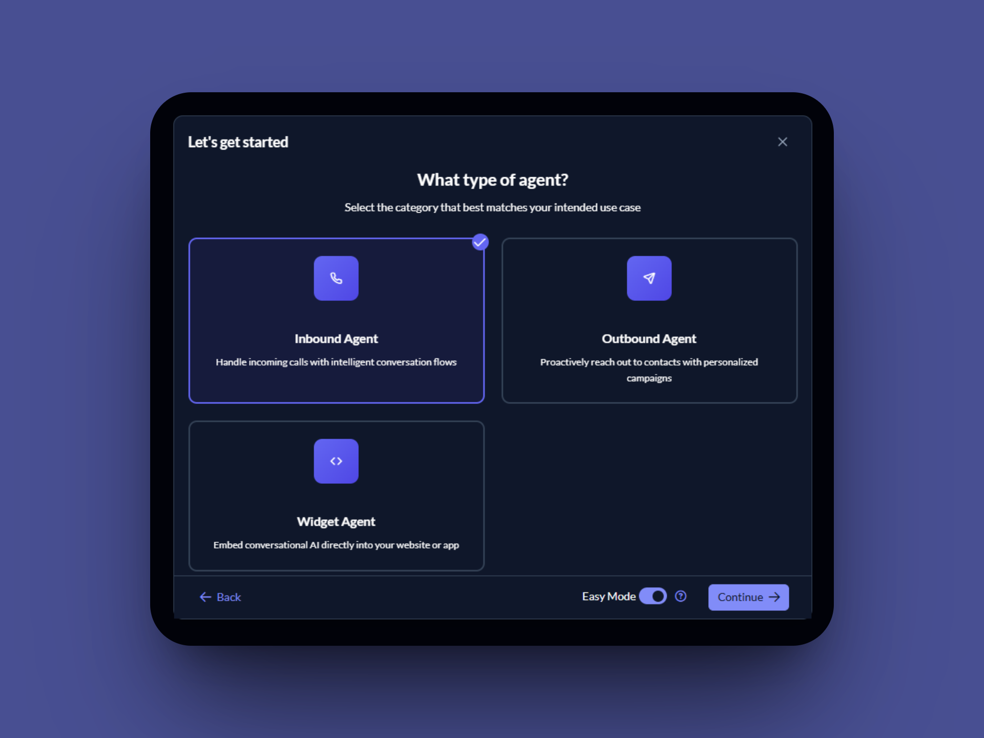 Select Category Step