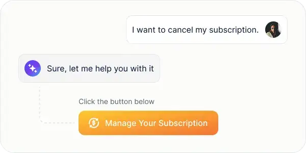 AI widget support